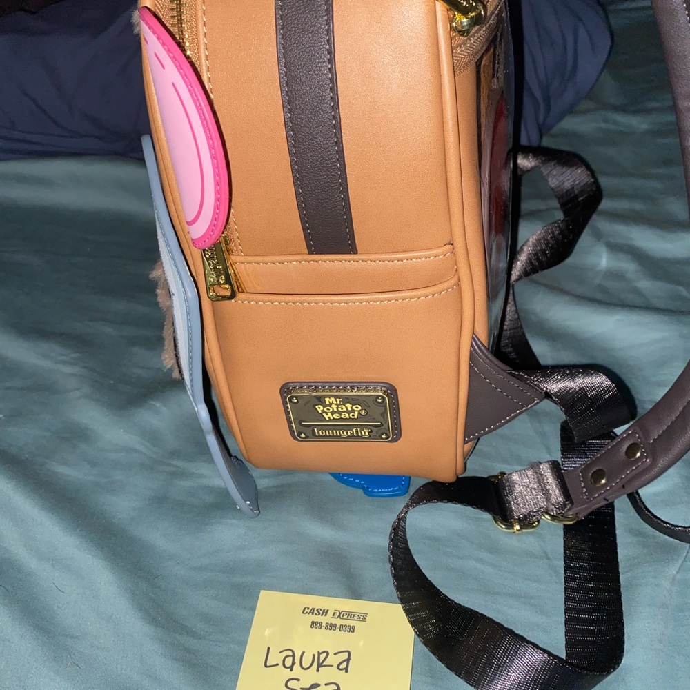 Loungefly Potato Head mini backpack and card holder - Picture 4 of 8